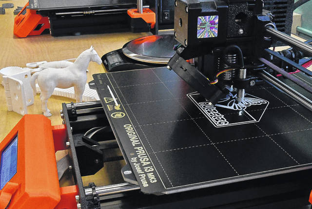 an example of a machine in the maker studio - the 3d printer
