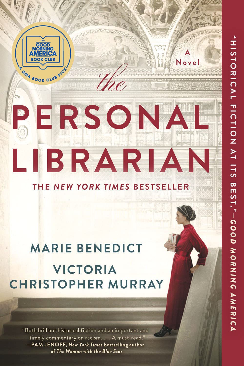 book cover for the personal librarian 