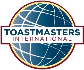 logo for toastmasters international - a globe with latitude and longitude lines